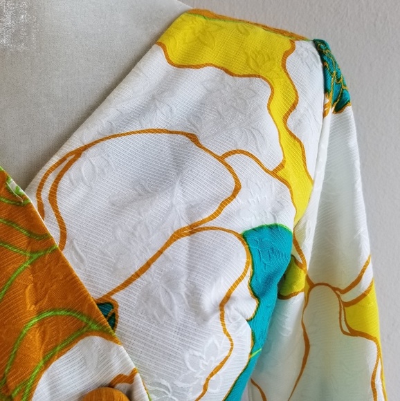 πHP VTG 60s Polynesian Bazaar Flower Power Jumpsuit - Picture 3 of 8